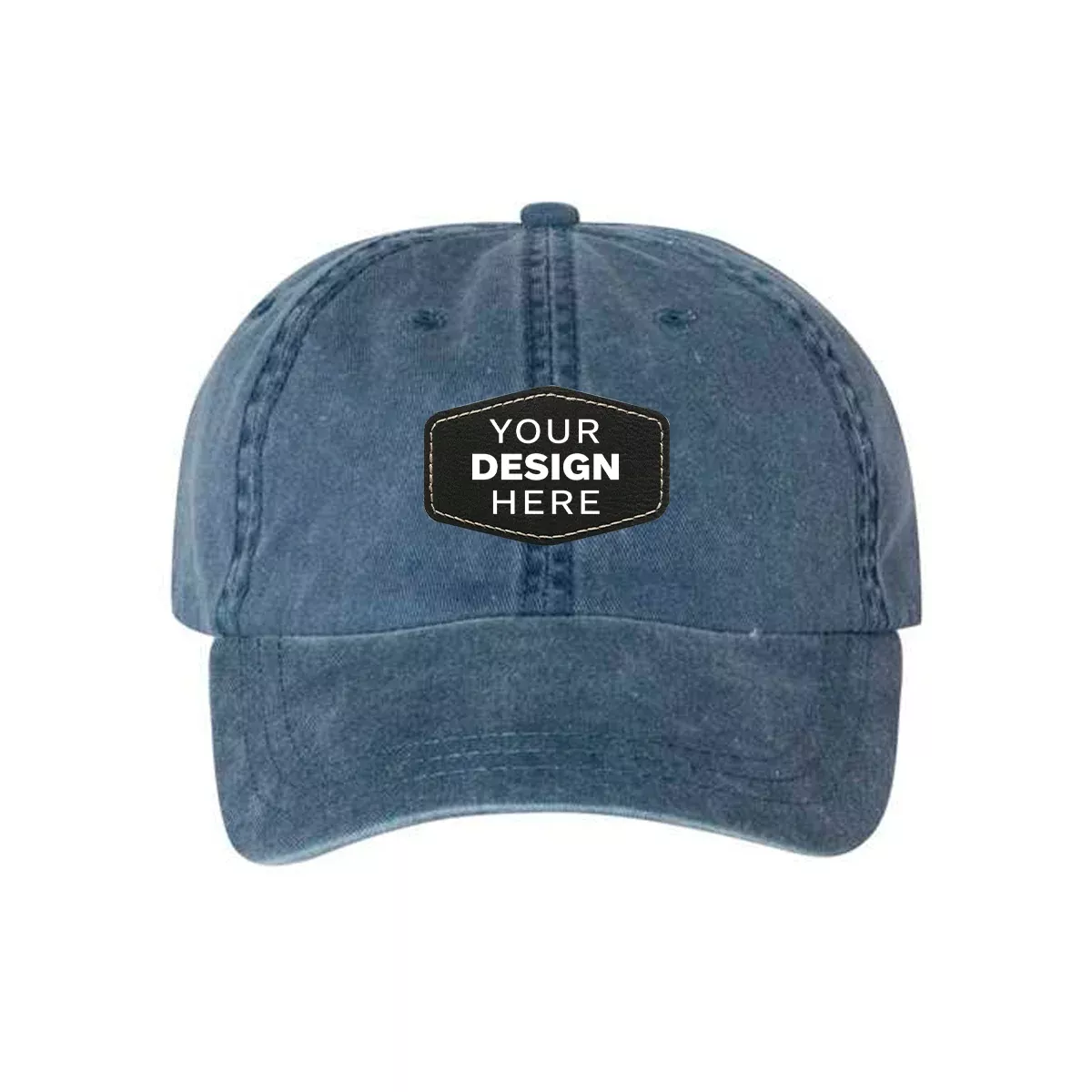 Pigment-Dyed Dad Hat Full Color Patch