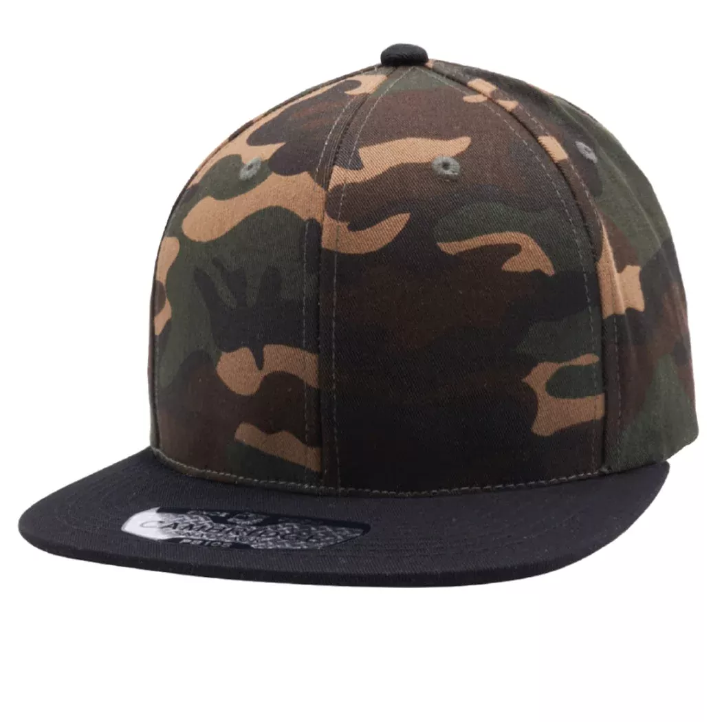 Pitbull PB105C Camouflage Cotton Snapback