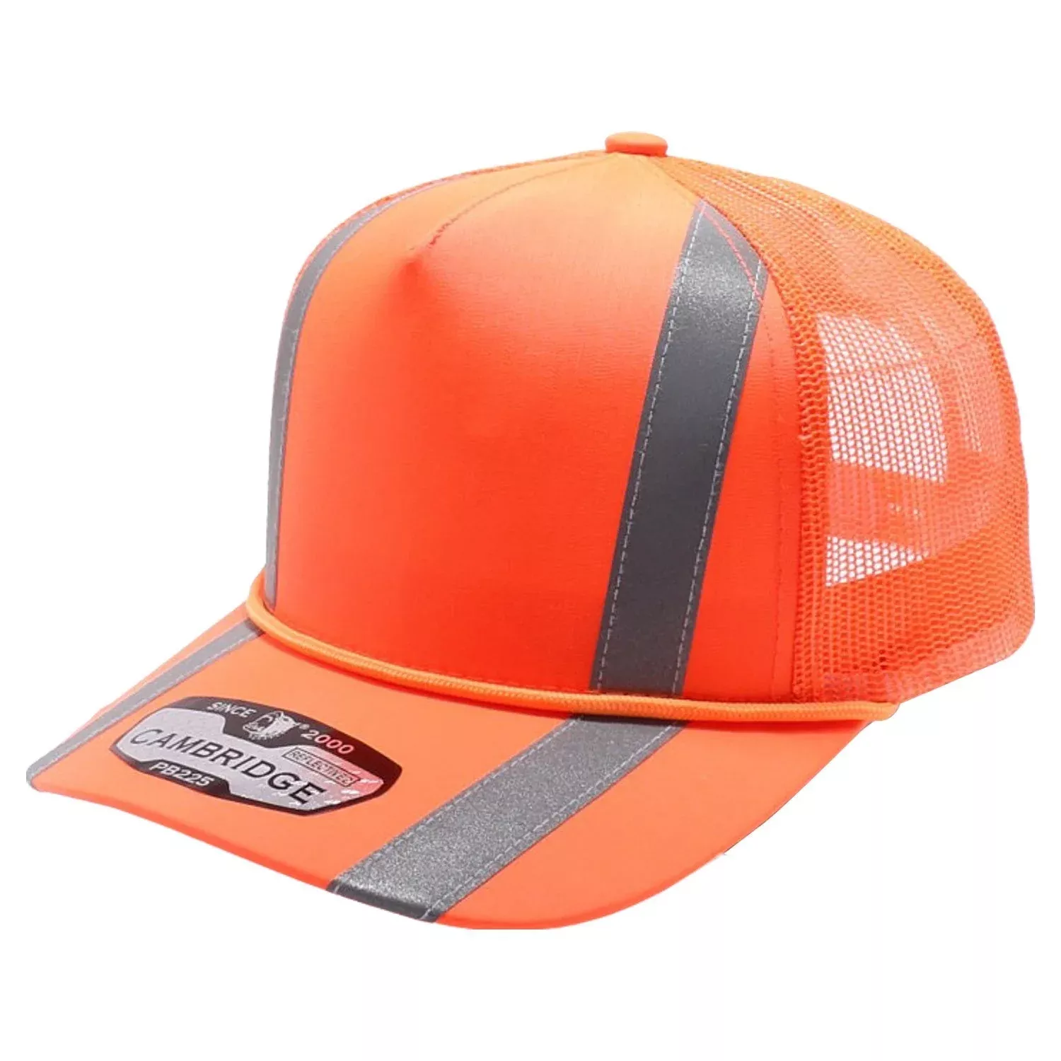 Pitbull PB225R 5 Panel Neon Reflective Rope Trucker