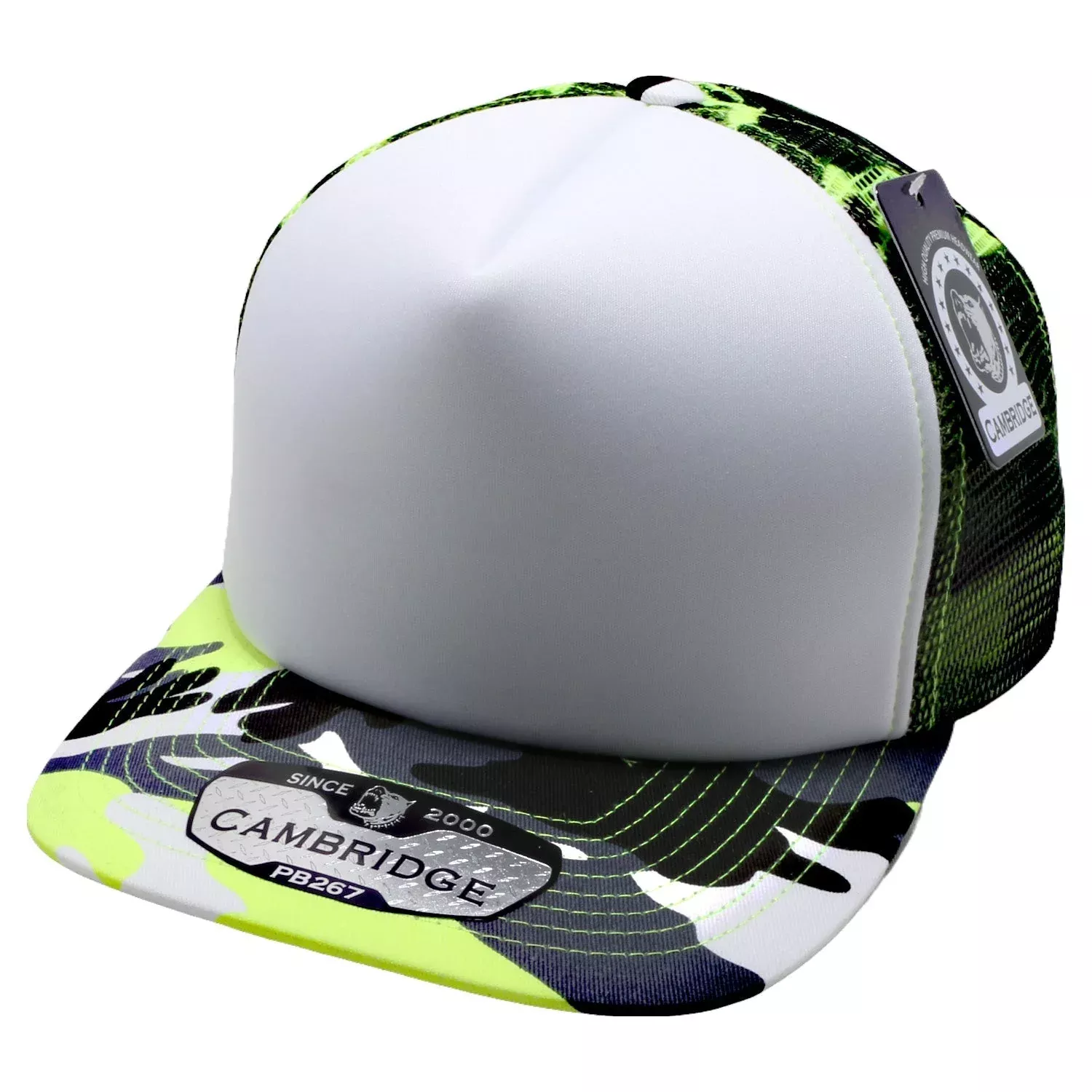 Pitbull PB267 Neon Camo Foam Trucker