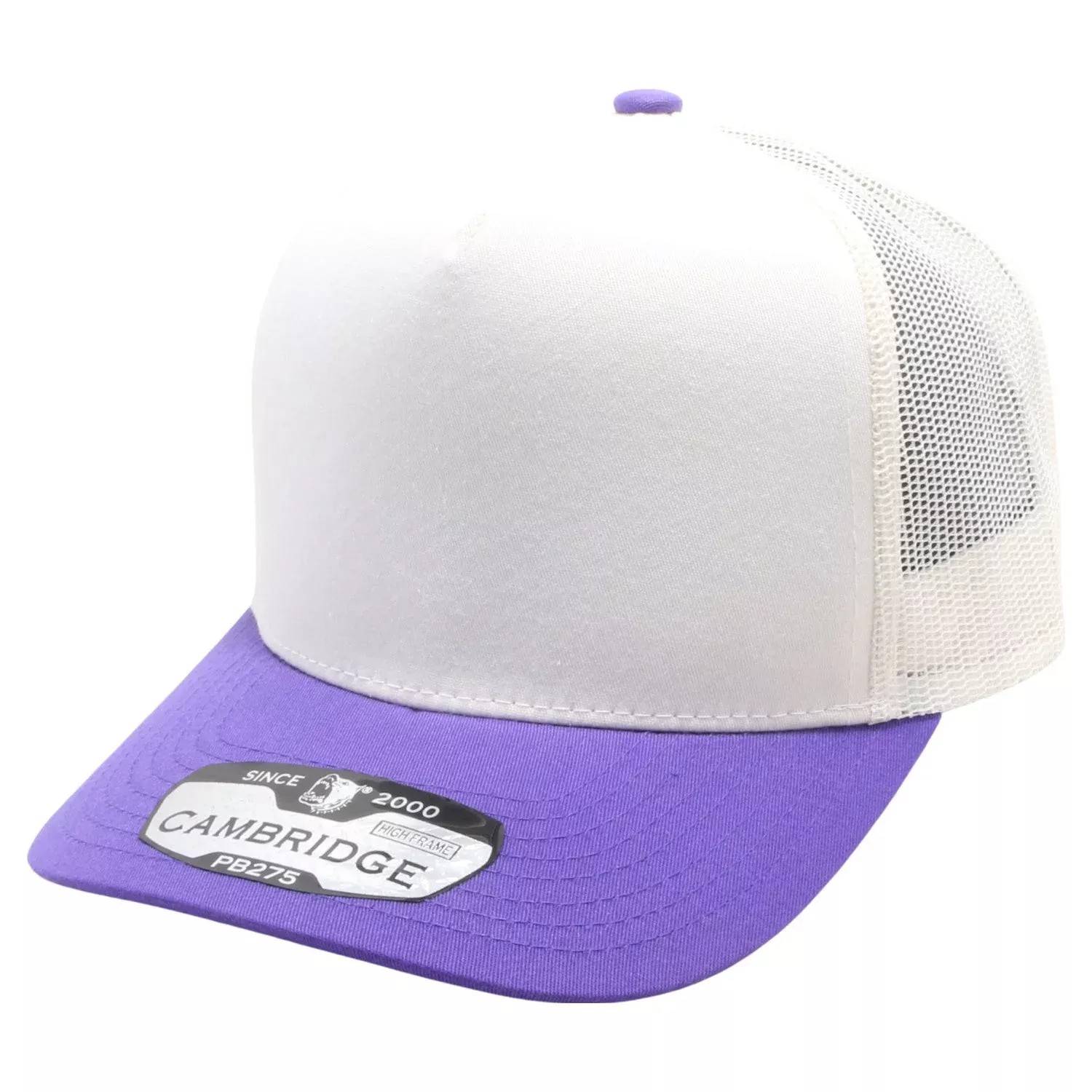 Pitbull PB275 5 Panel Cream Two-Tone Trucker