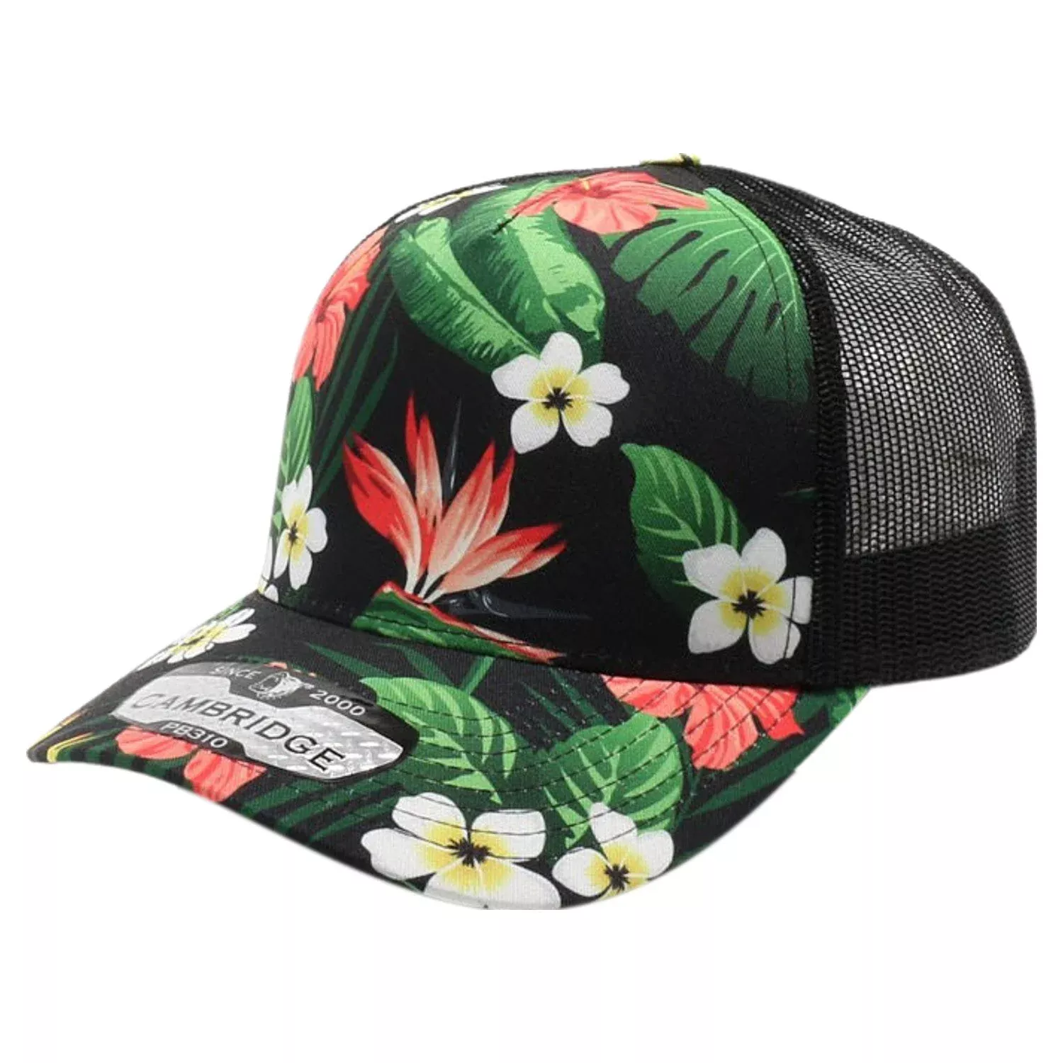 Pitbull PB310 5 Panel High Frame Floral Trucker
