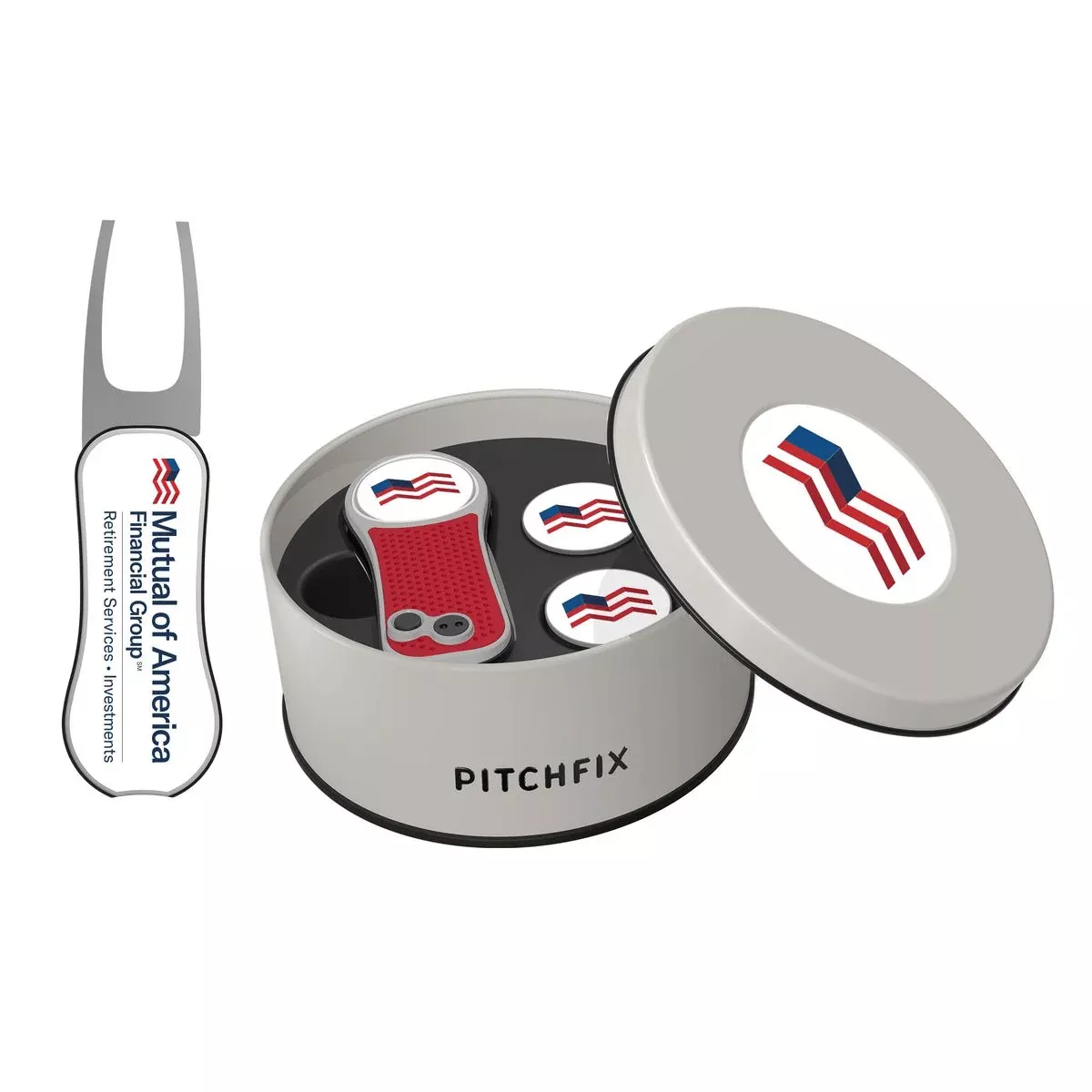Pitchfix - XL Golf Divot Repair Tool Deluxe Gift Set