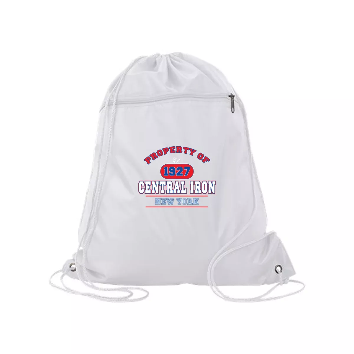 Polyester Cinch Backpack, Printed
