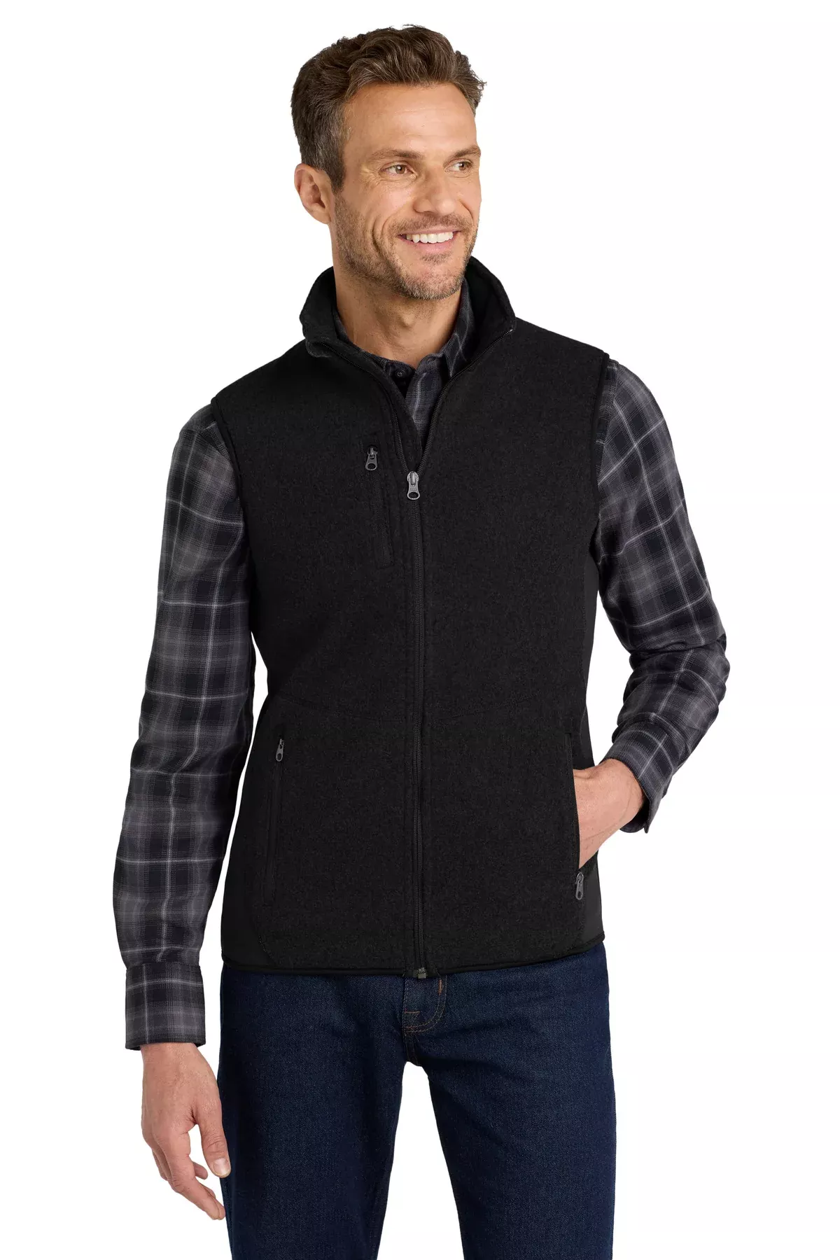 Port Authority F228 | Vest | R-Tek Pro Fleece Full-Zip