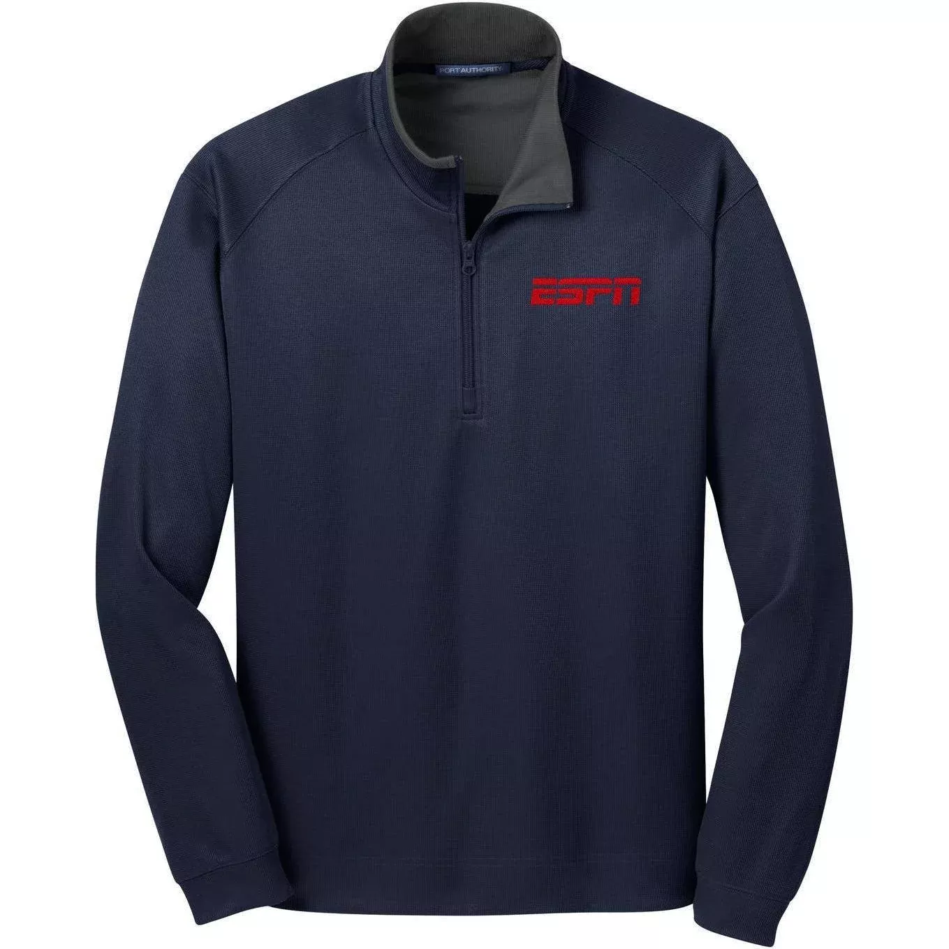 Port Authority Heavyweight Vertical Texture 1/4 Zip Pullover