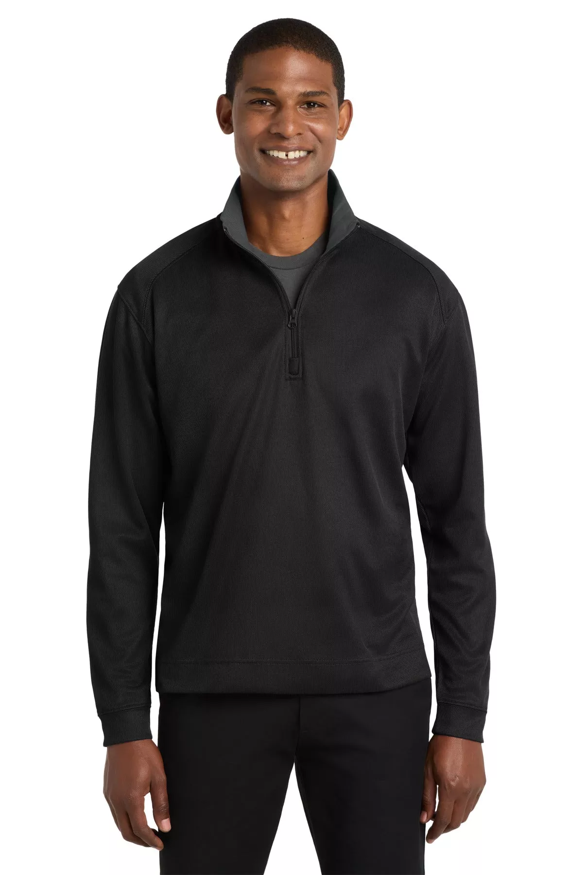 Port Authority K805 | Pullover | Vertical Texture 1/4-Zip