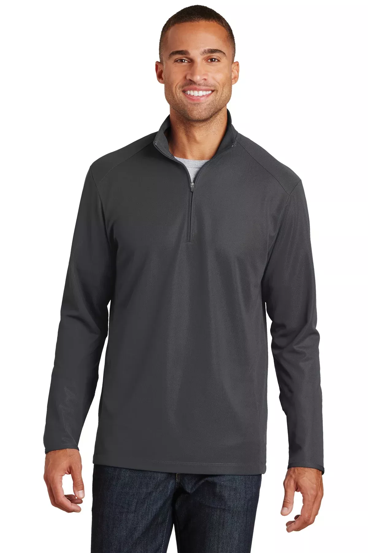 Port Authority K806 | Pullover | Pinpoint Mesh 1/2-Zip