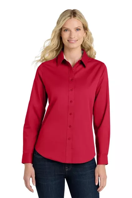 Port Authority L608 | Dress Shirt | Women’s Long Sleeve Easy Care | Set 2