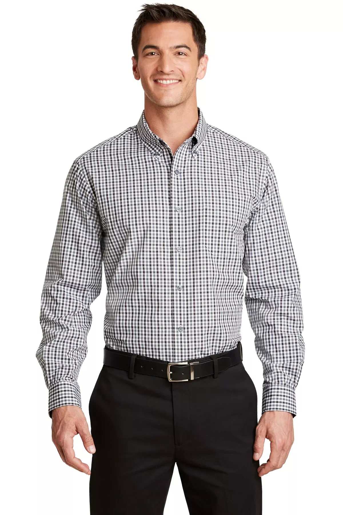 Port Authority S654 | Dress Shirt | Long Sleeve Gingham Easy Care