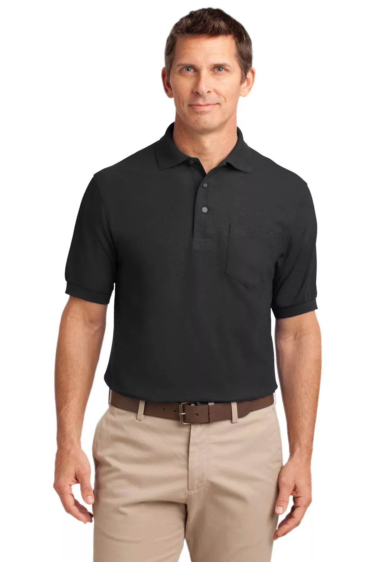 Port Authority TLK500P | Polo | Tall Silk Touch with Pocket
