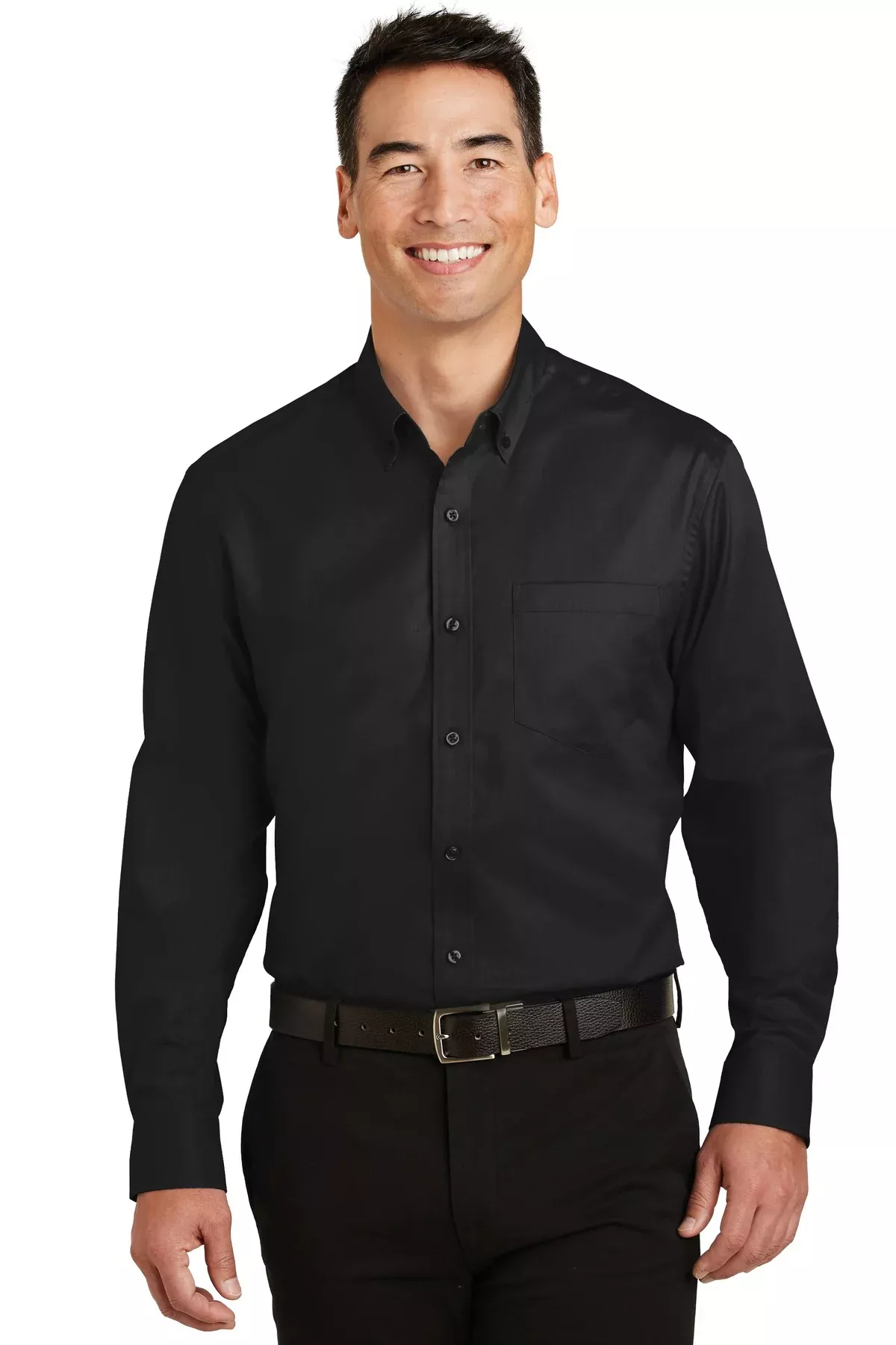 Port Authority TS663 Tall SuperPro Twill Shirt With Custom Embroidery