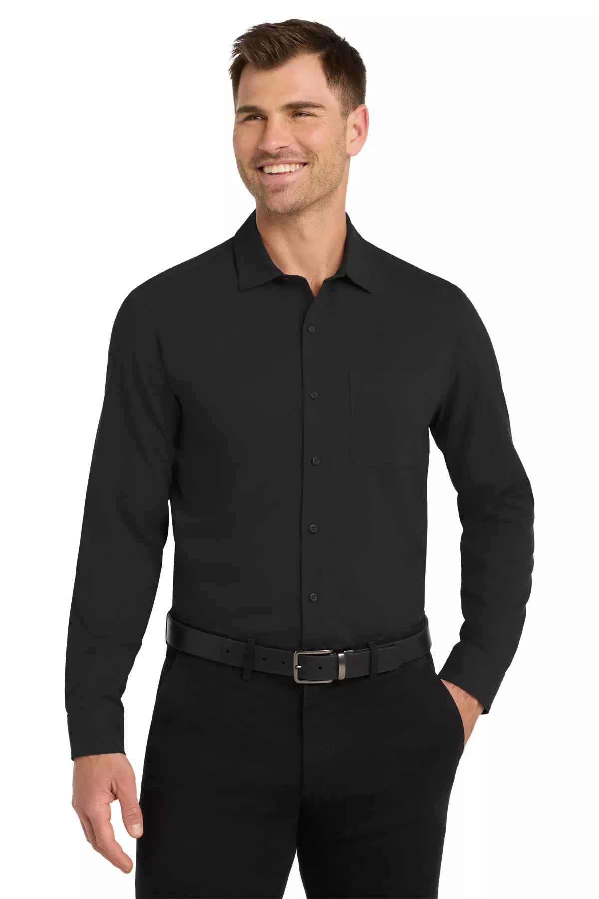 Port Authority W401 | Woven Shirt | Long Sleeve Performance Staff