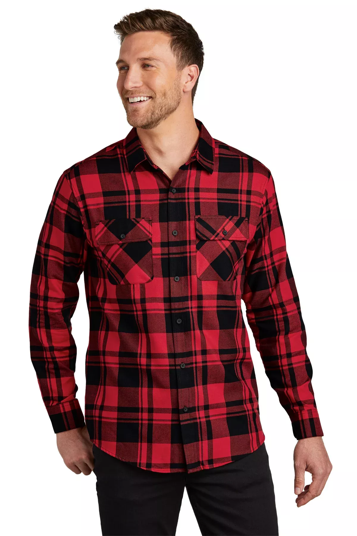 Port Authority W668 | Woven Shirt | Plaid Flannel