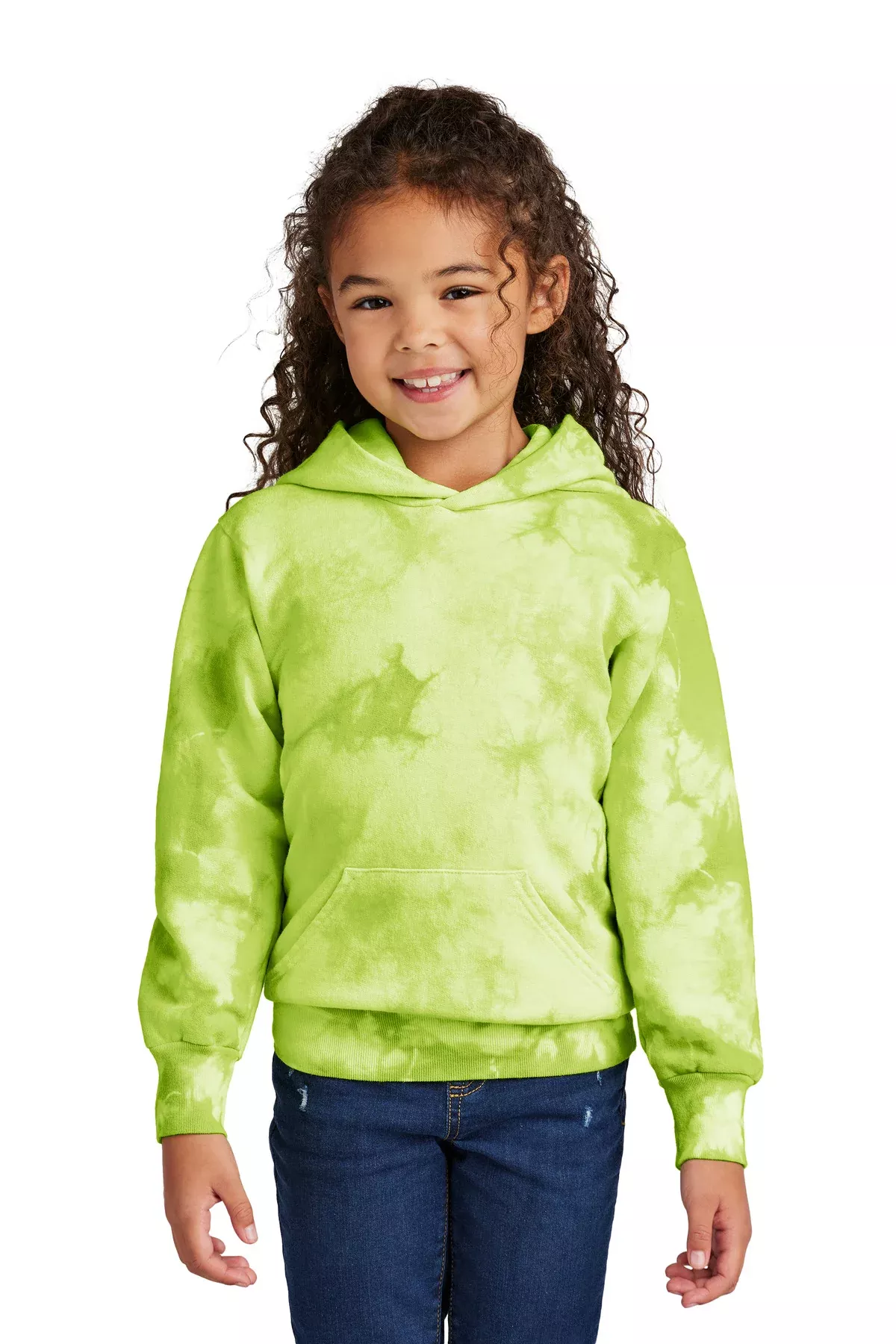 Port & Co PC144Y | Hoodie | Youth Pullover Crystal Tie-Dye