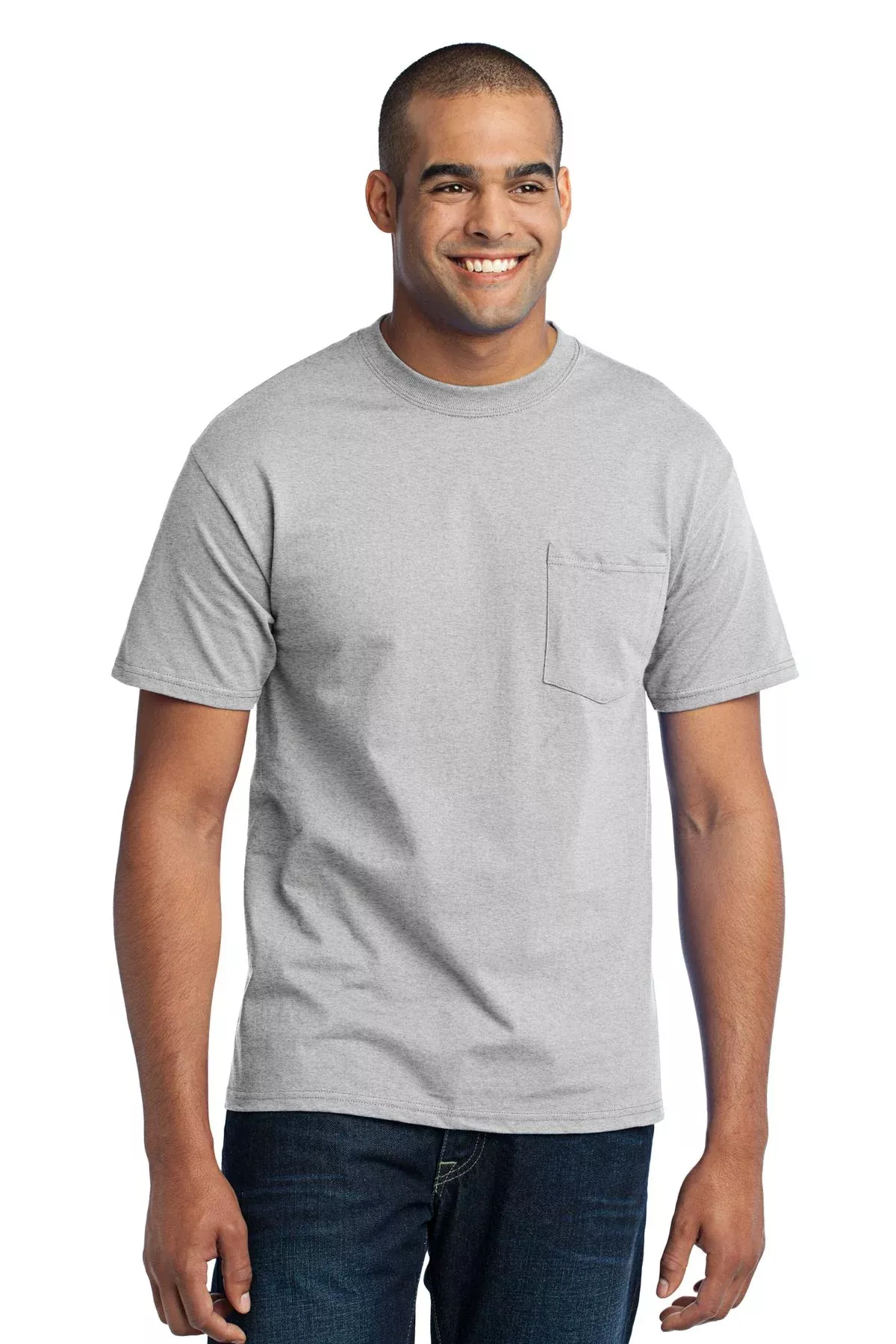 Port & Co PC55PT | Tee | Tall Core Blend Pocket