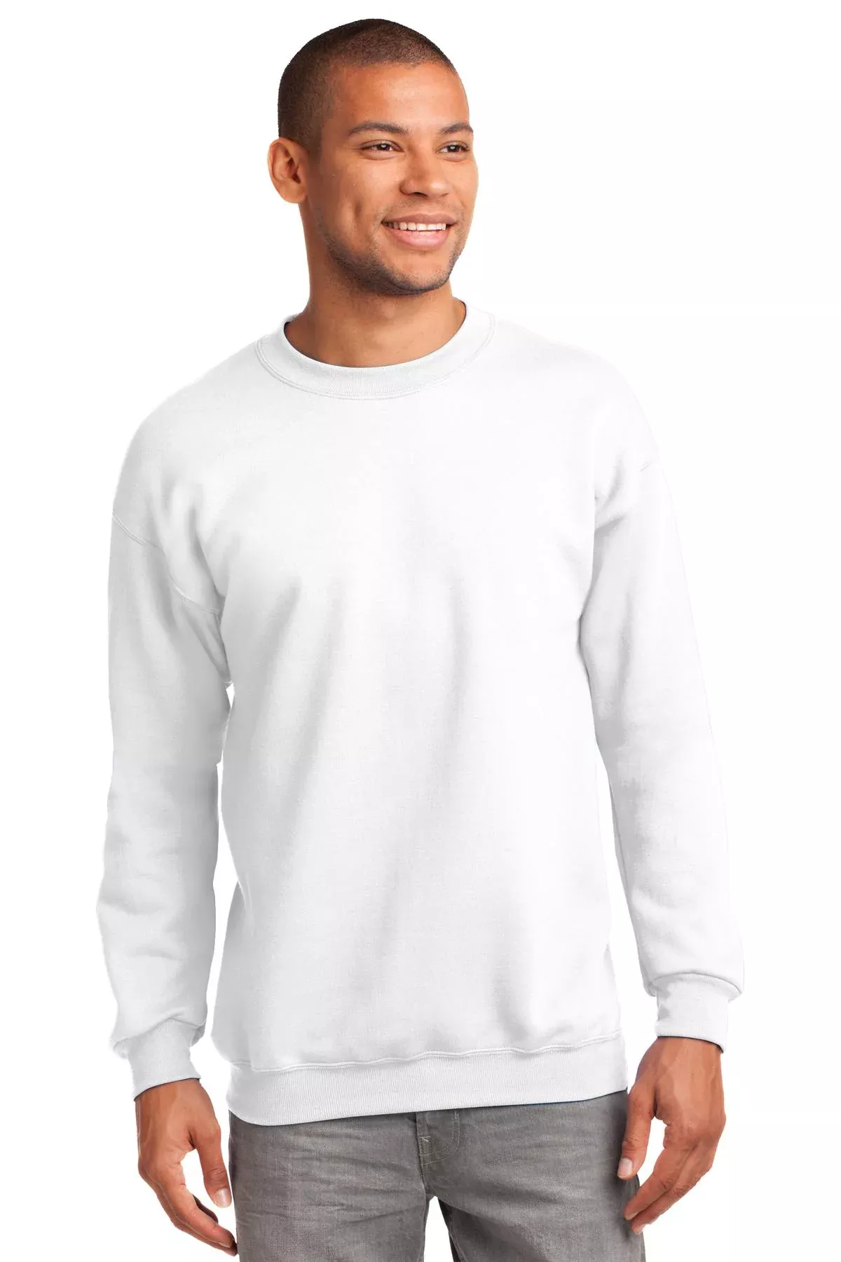 Port & Co Tall Essential Fleece Crewneck Sweatshirt