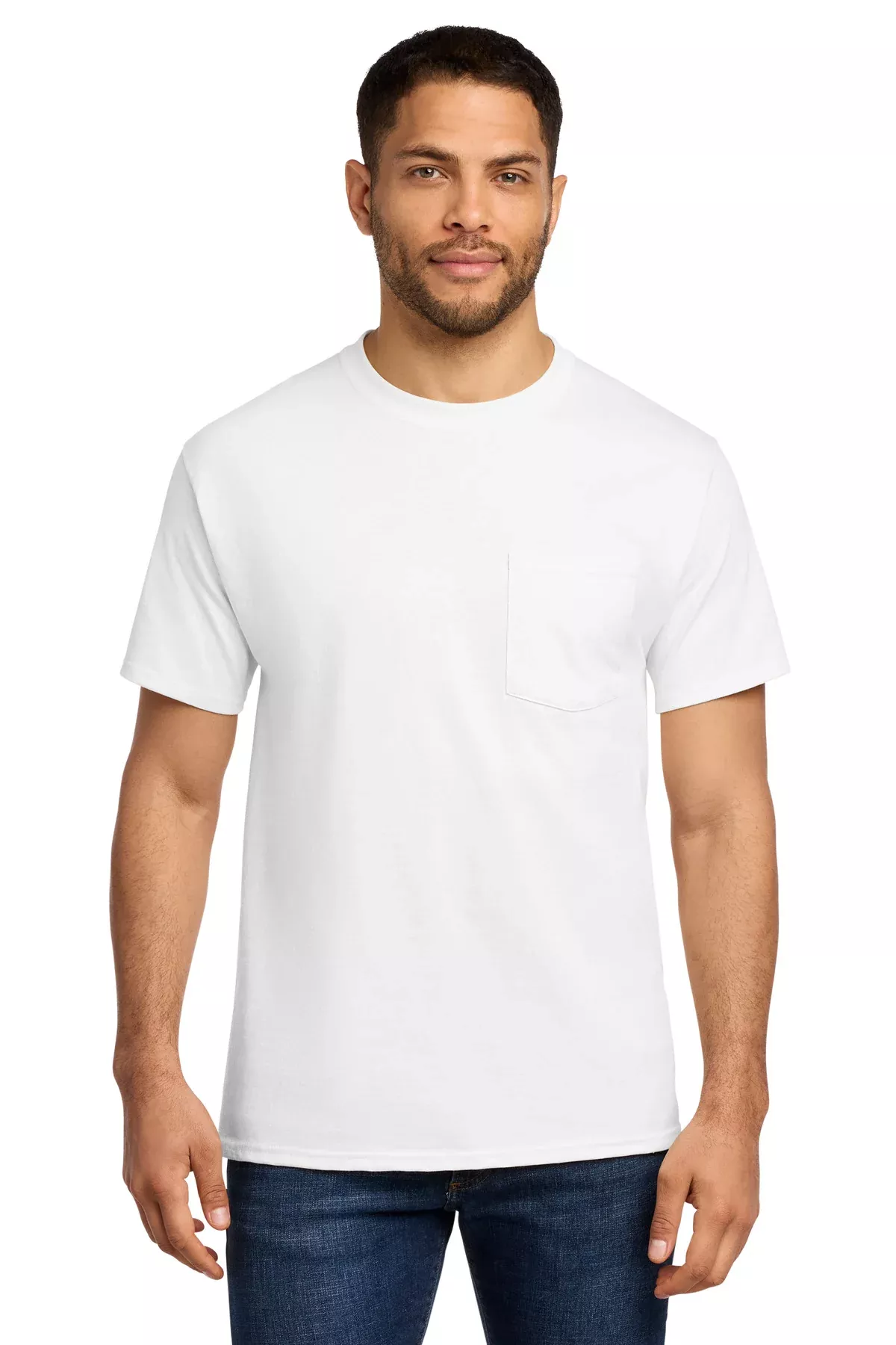 Port & Co Tall Essential Pocket Tee