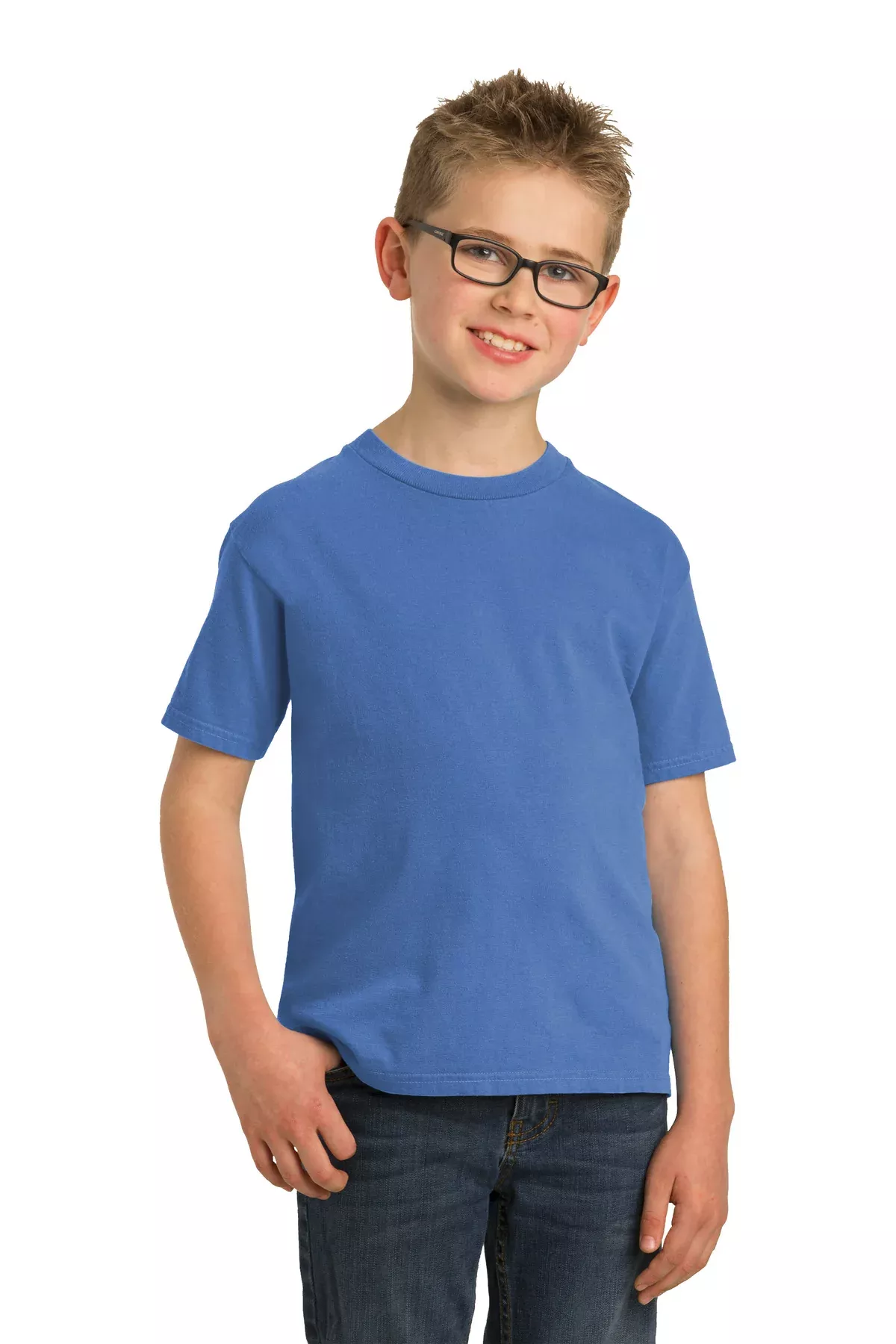 Port & Co Youth Beach Wash Garment-Dyed Tee