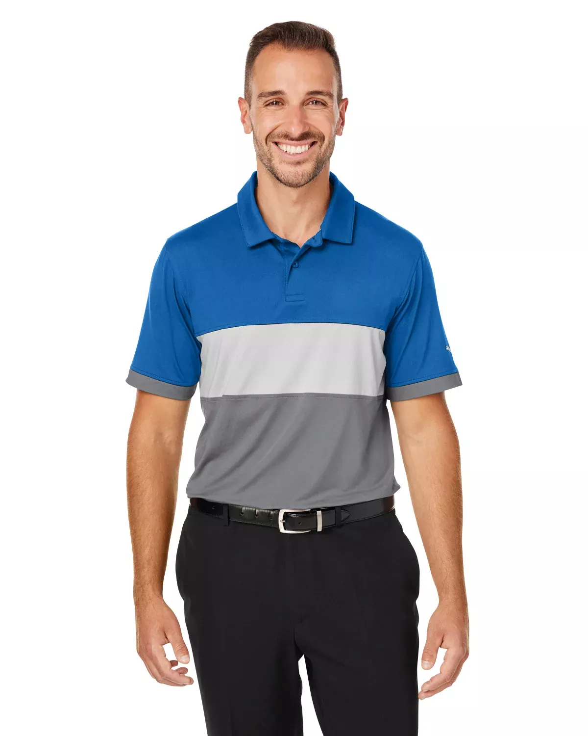 Puma Golf 538930 Cloudspun Highway Polo With Custom Embroidery