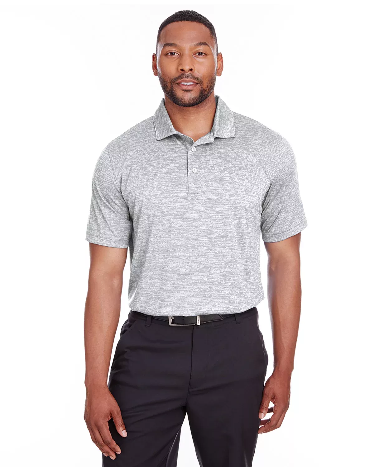 Puma Golf 596801 Icon Heather Polo With Custom Embroidery