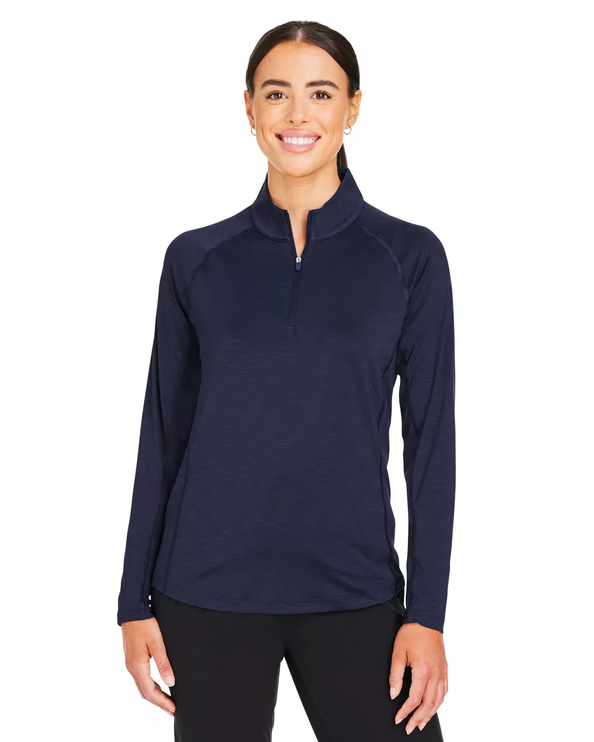 Puma Golf 625902 Women's You-V Quarter Zip Pullover With Custom Embroidery