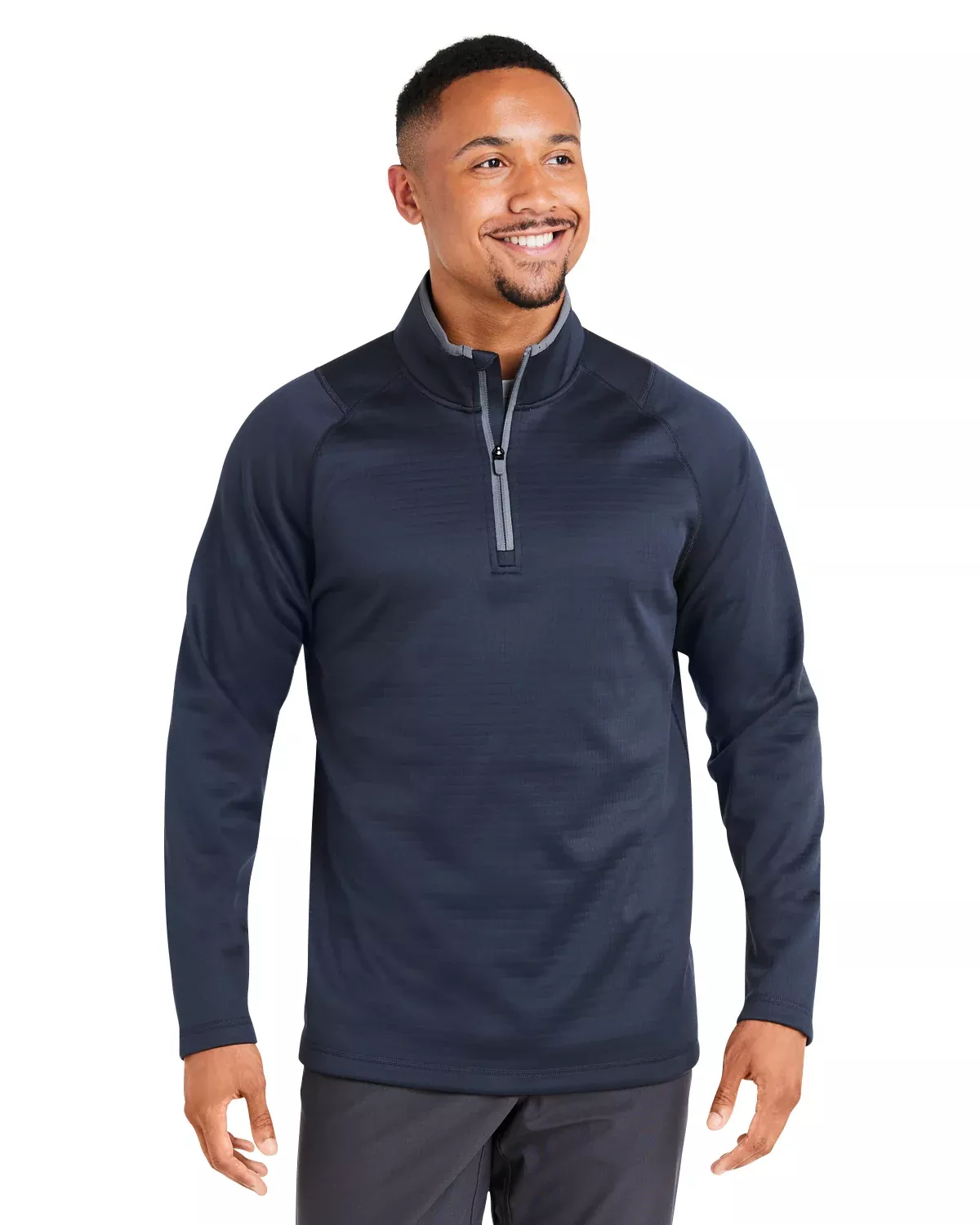 Puma Golf 631105 Waffle Fleece Quarter-Zip Pullover With Custom Embroidery