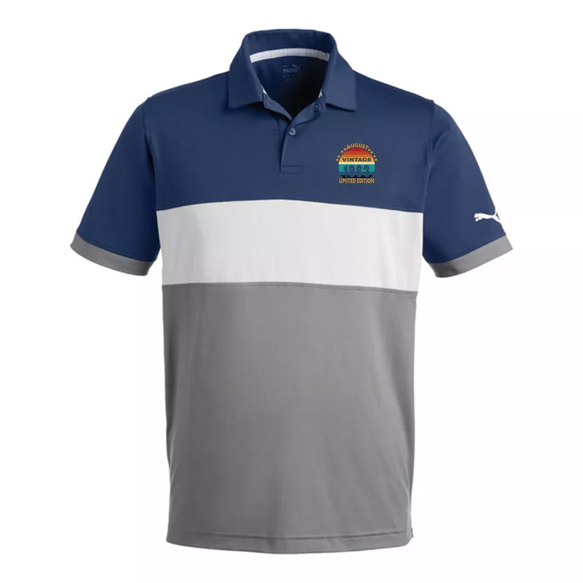 Puma Golf Men's Cloudspun Highway Polo, Full Color