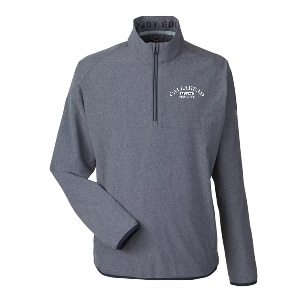 Puma Golf Men's Coastal Woven Quarter-Zip, Screen Print