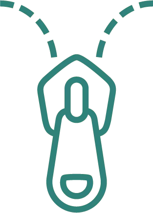 PVC Corded Zipper Pull