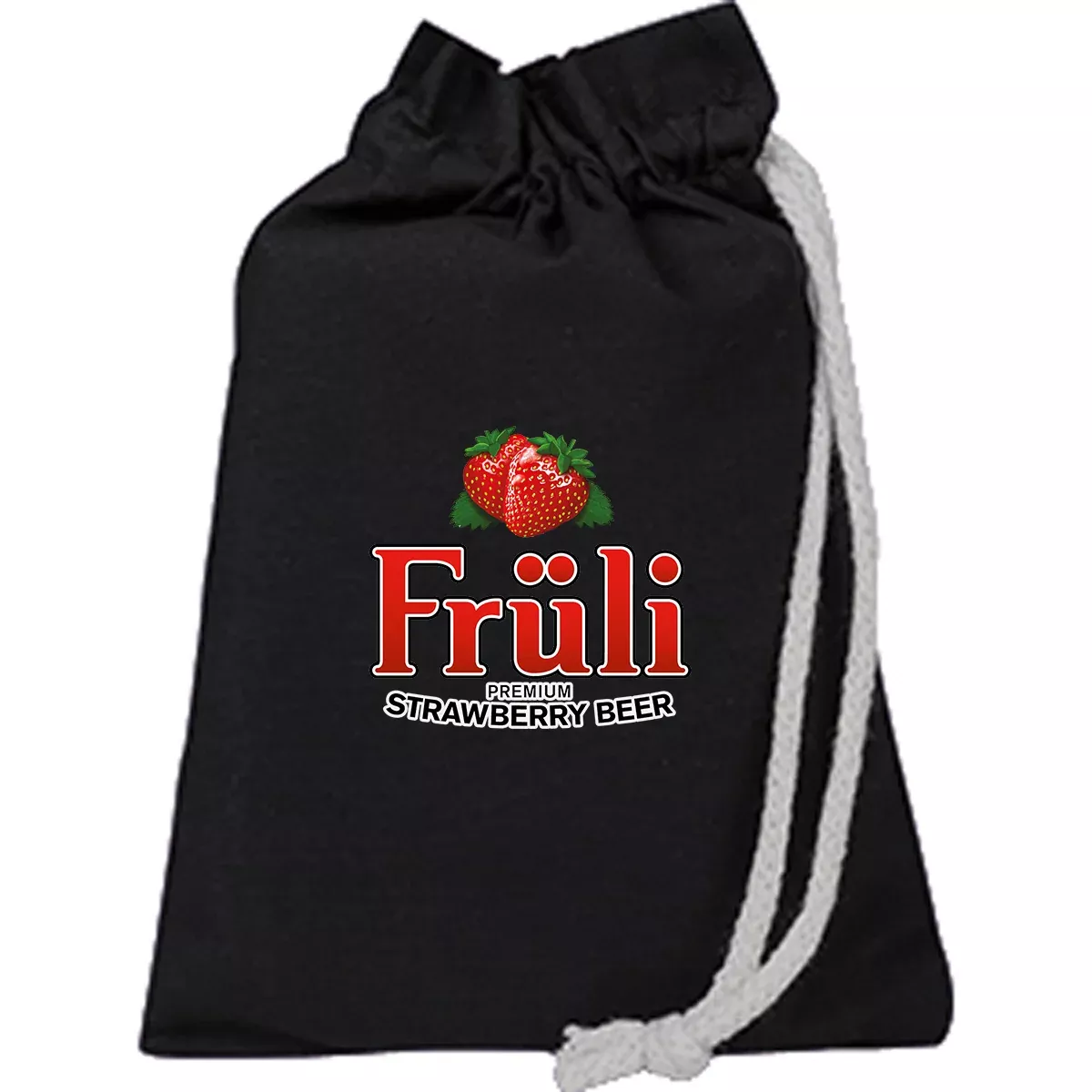 Q-tees Passport Drawstring Bag, Printed