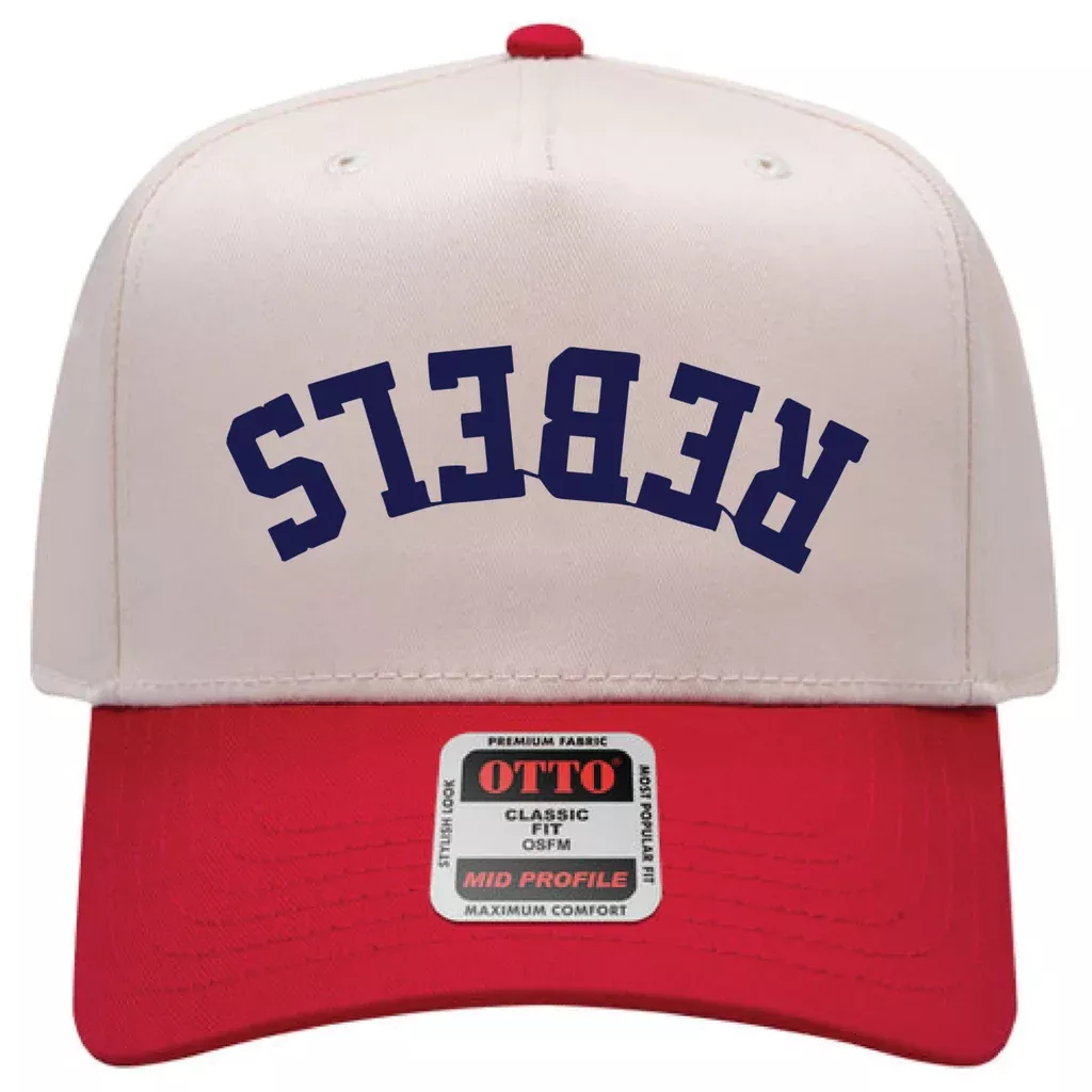Rebels Upside Down Text Cap