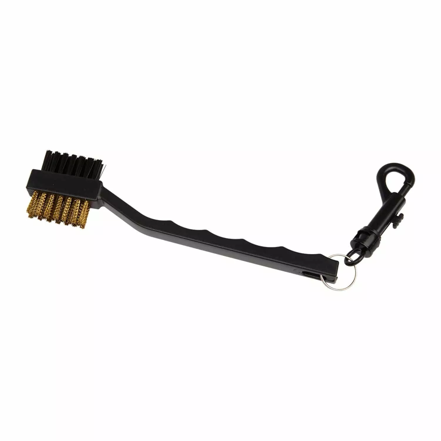 Recycled Golf Brush w/ Dual Bristles and Clip Attachment