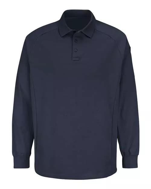 Red Kap HS5127 Long Sleeve Special Ops Polo With Custom Embroidery
