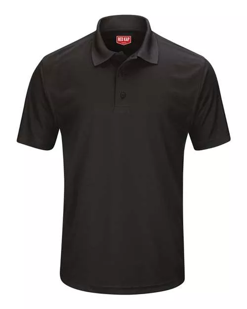 Red Kap SK96 Short Sleeve Performance Knit Pocketless Core Polo With Custom Embroidery