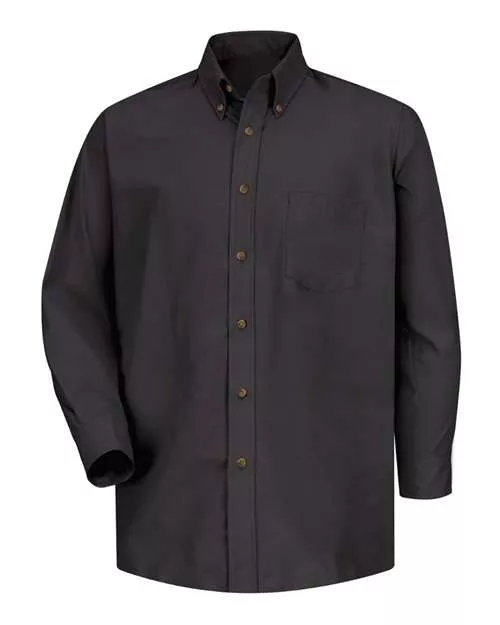 Red Kap SP90 Poplin Dress Shirt With Custom Embroidery