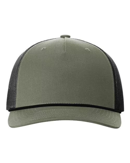Richardson 112 FPR Five-Panel Trucker Rope Cap
