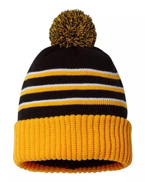 Richardson 134 Customizable Pom Cuffed Beanie