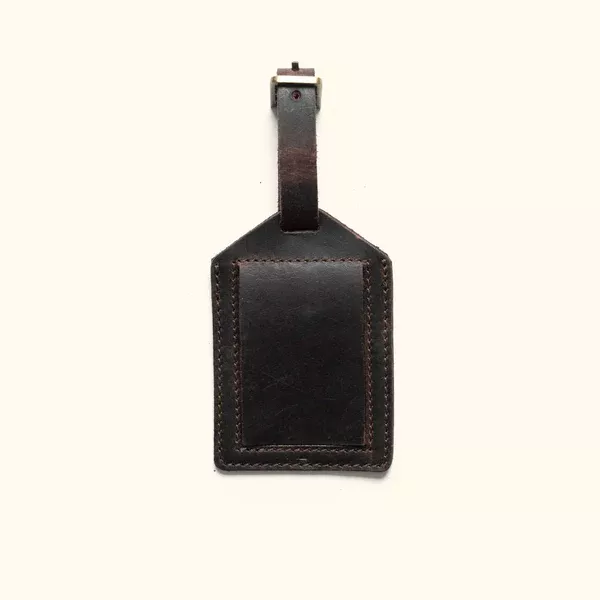 Roosevelt Leather Luggage Tag