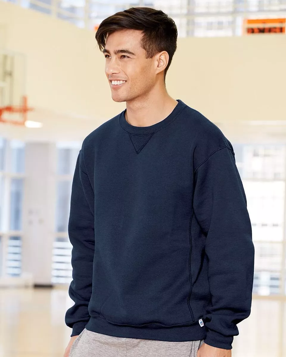 Russell Athletic 698HBM - Dri Power Crewneck Sweatshirt - Ash
