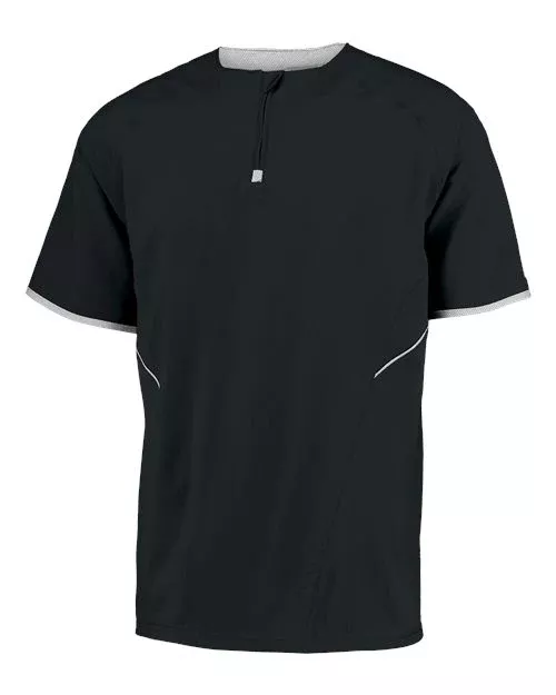 Russell Athletic 872RVM Dri-Power Short Sleeve Quarter-Zip Pullover With Custom Embroidery