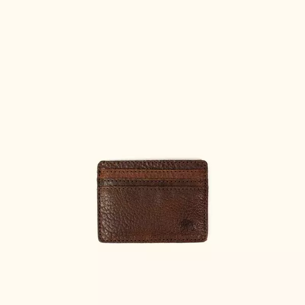 Ryder Reserve Bison Leather Slim ID Wallet