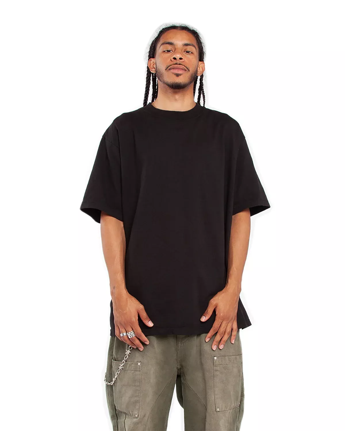 Shaka Wear SHGD Garment-Dyed Crewneck T-Shirt With Custom ScreenPrint