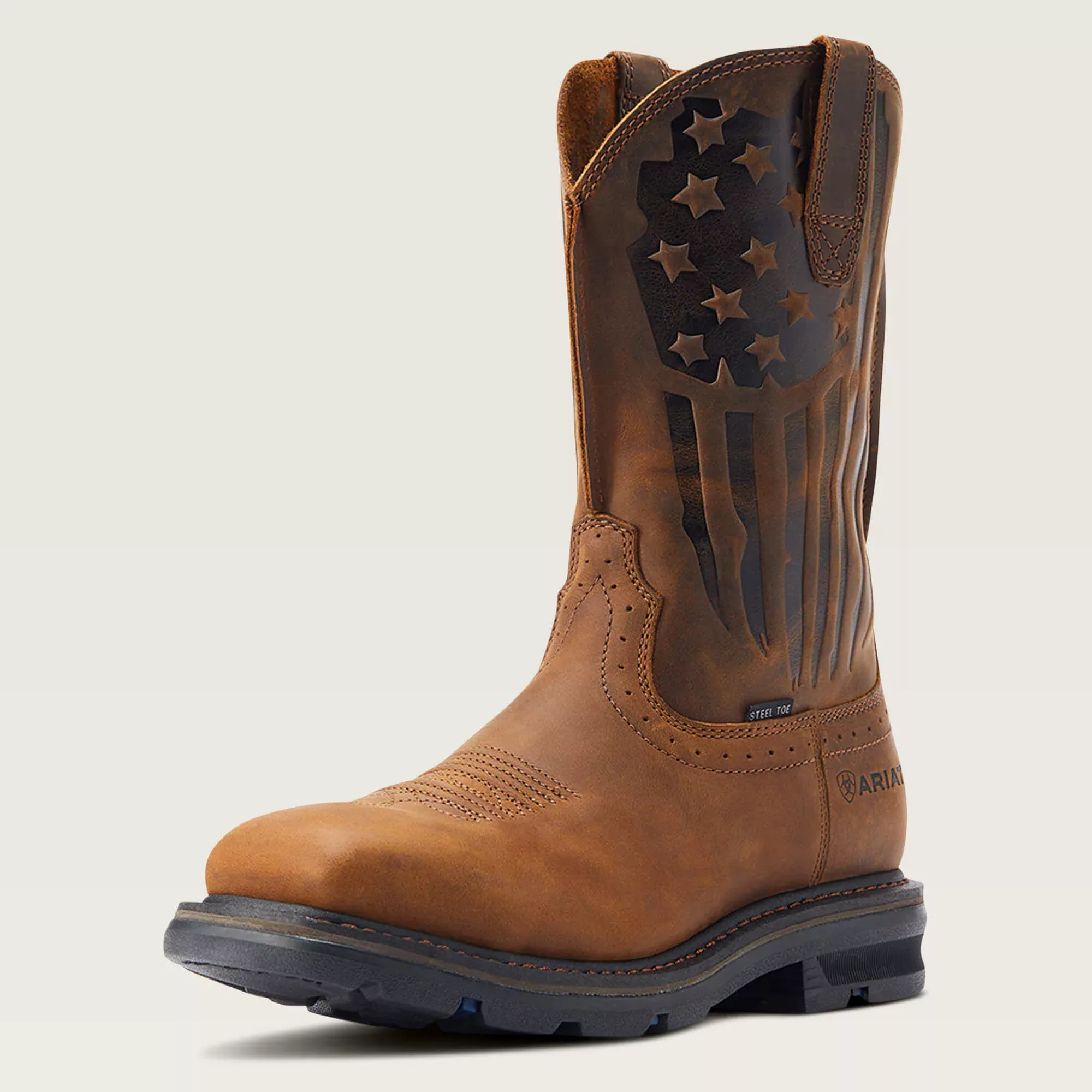 Sierra Shock Shield Patriot Steel Toe Work Boot- 10044426