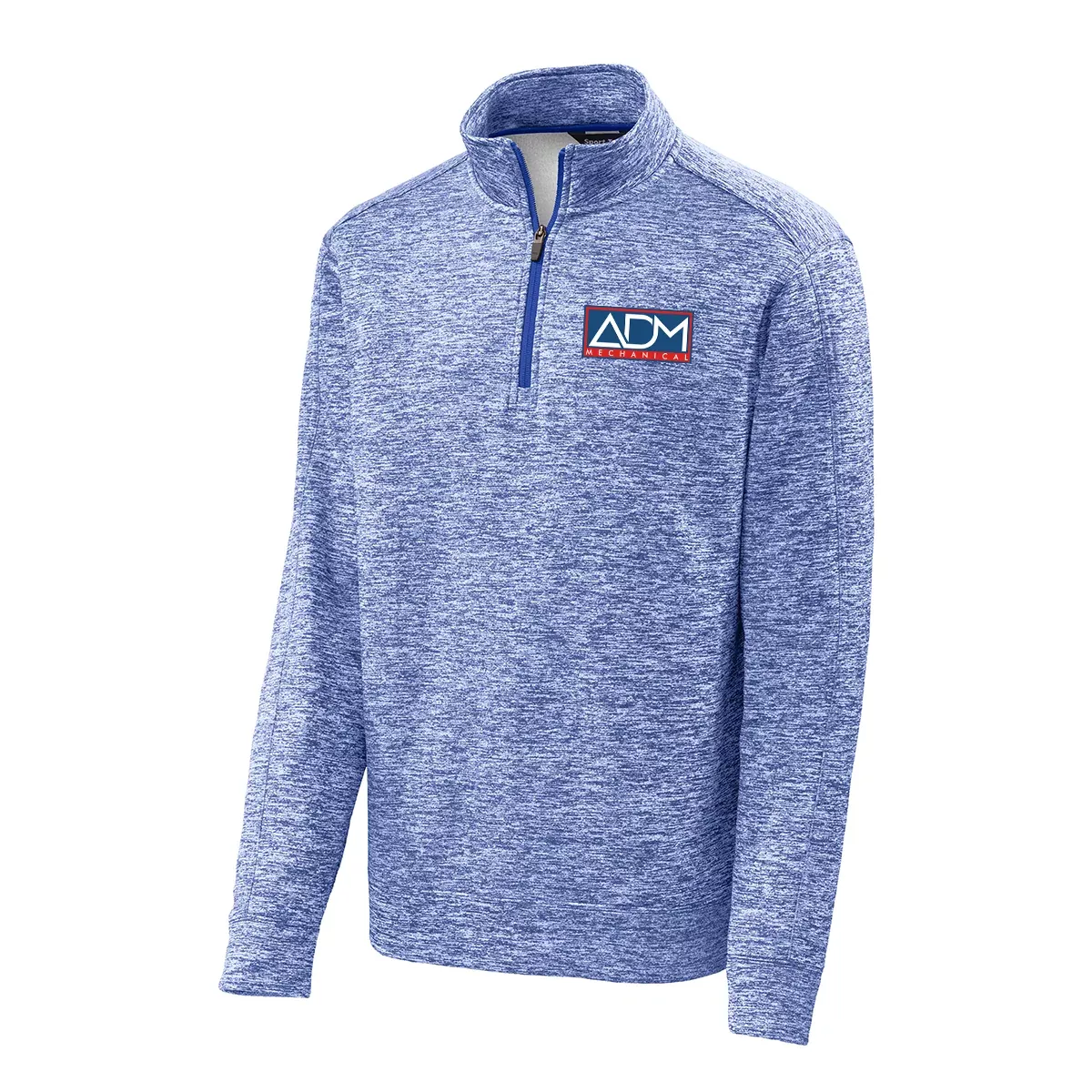 Sport-Tek PosiCharge Electric Heather Fleece 1/4-Zip Pullover, Full Color
