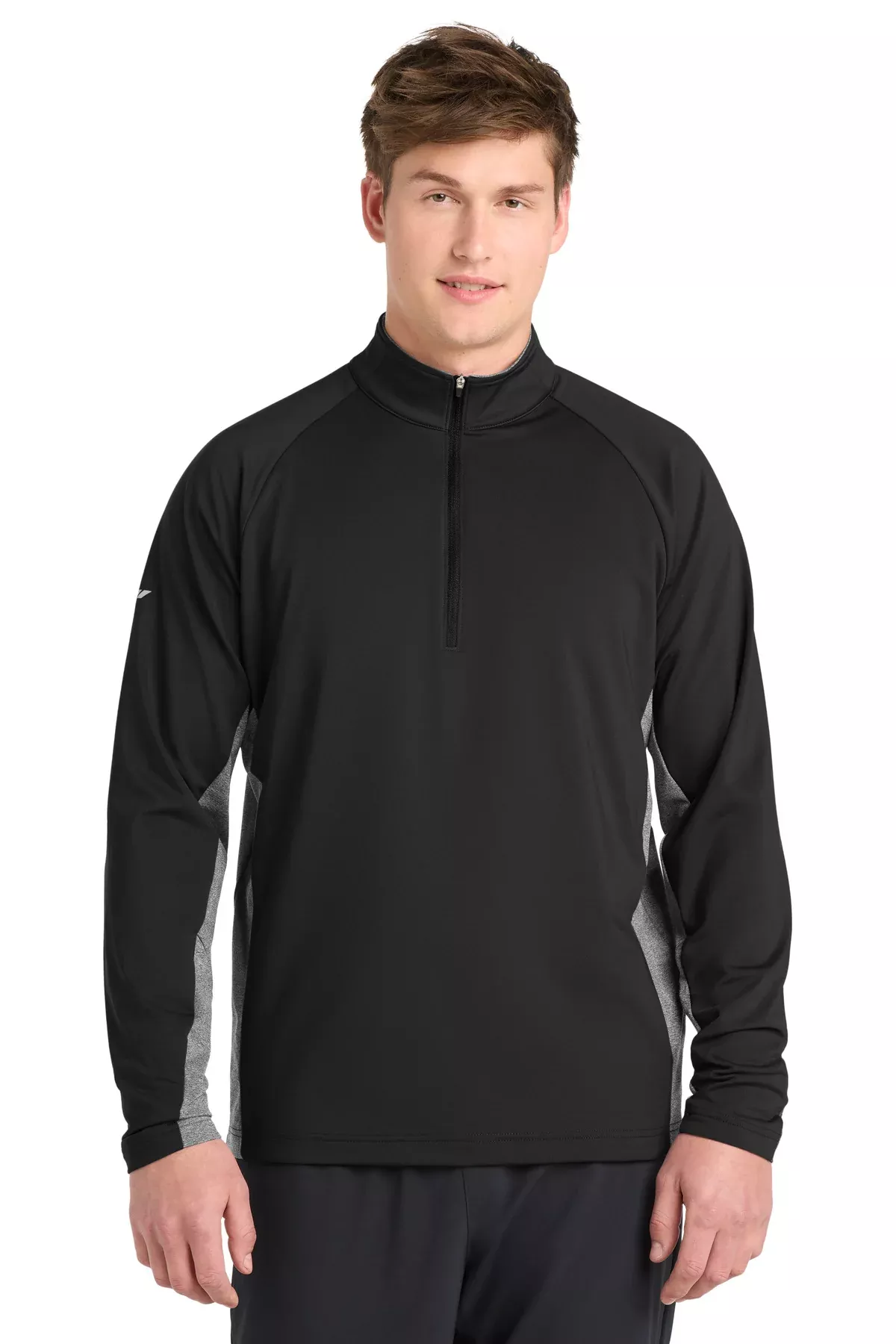 Sport-Tek Sport-Wick Stretch Contrast 1/4-Zip Pullover