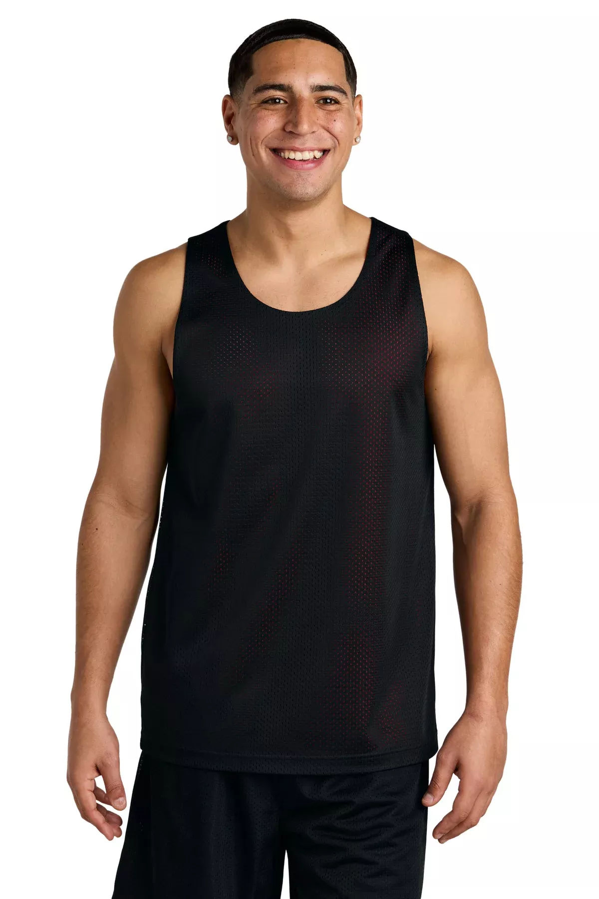 Sport-Tek ST5000 PosiCharge Reversible Mesh Tank With Custom Screenprint
