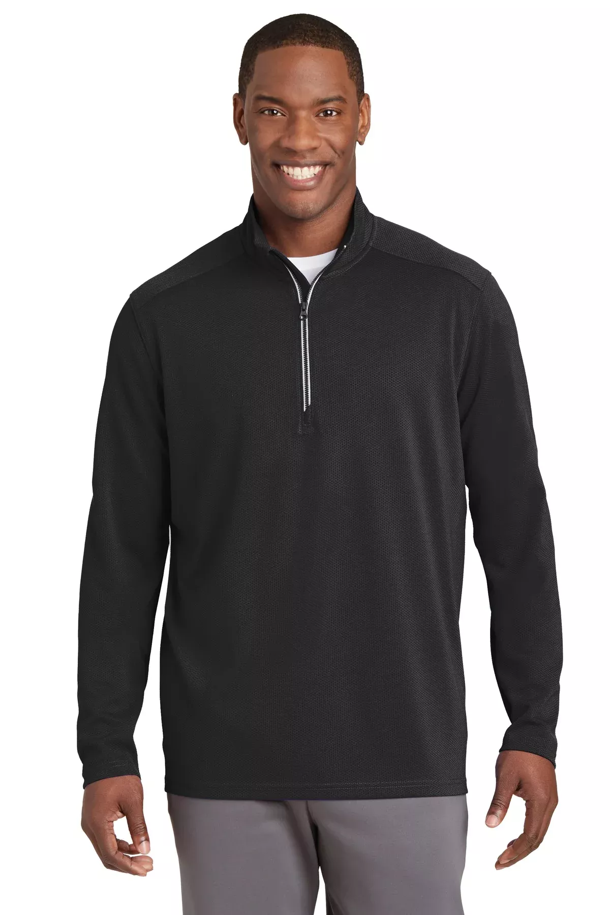 Sport-Tek ST860 | Pullover | Sport-Wick Textured 1/4-Zip