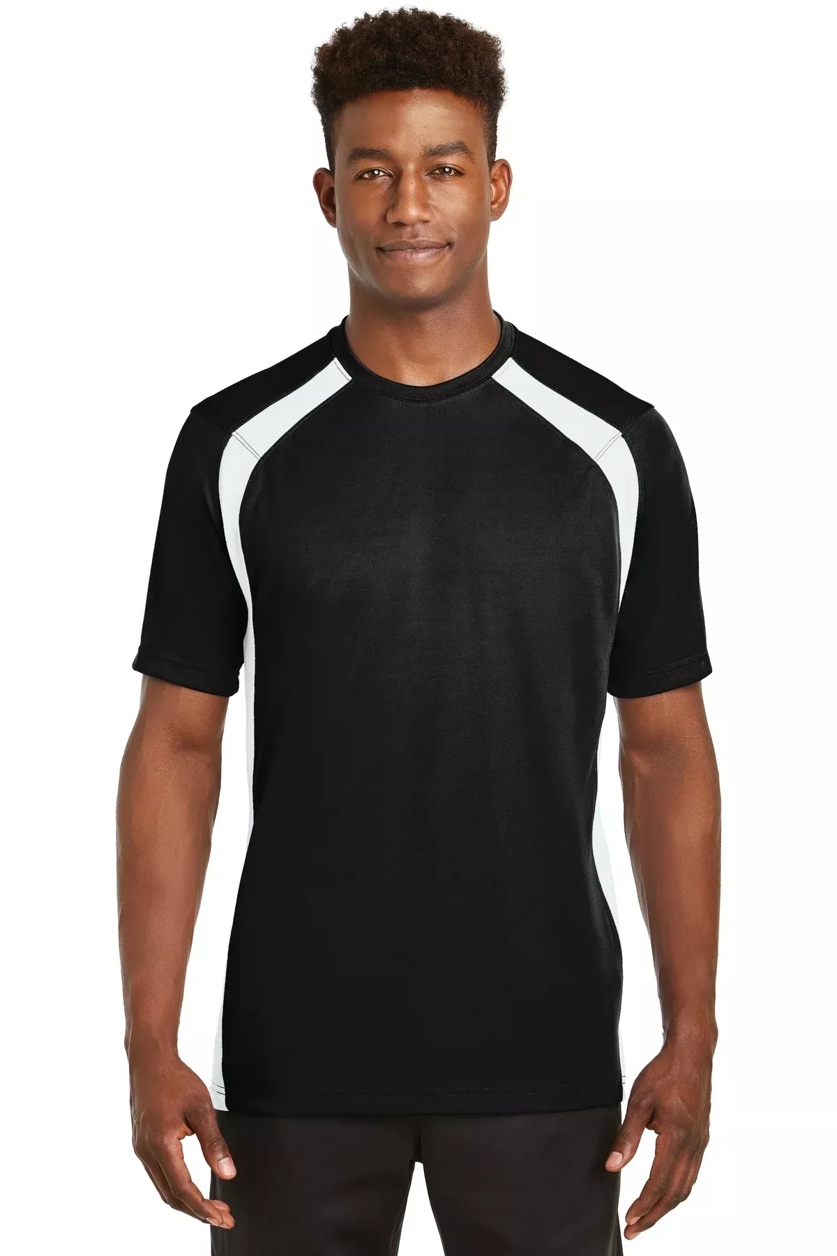 Sport-Tek T478 Dry Zone Colorblock Crew With Custom Screenprint