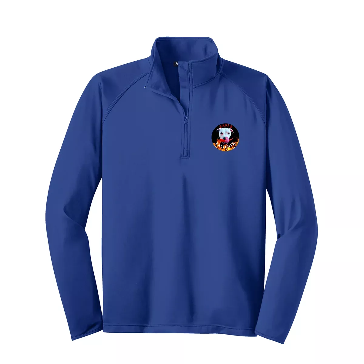 Sport-Tek Tall Sport-Wick Stretch 1/4-Zip Pullover, Full Color